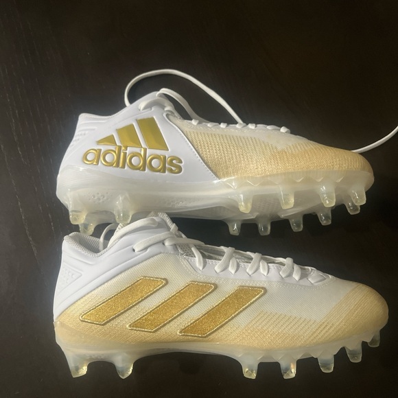 Adidas White Bounce cleats - Picture 1 of 7